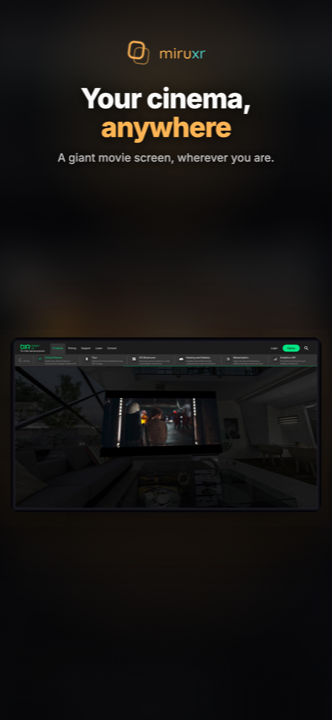 A giant cinema screen in AR